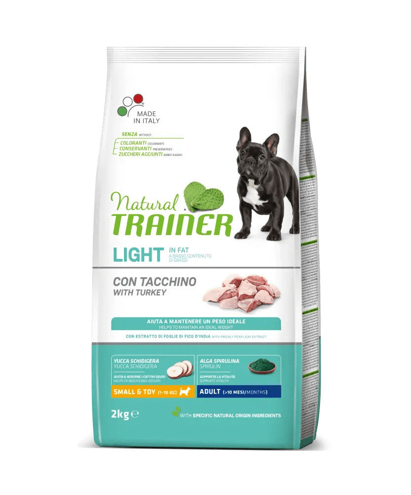 TRAINER NATURAL MINI ADULT LIGHT CARNI BIANCHE 2KG