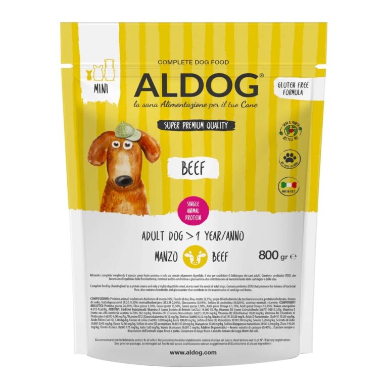 ALDOG ADULT MINI BEEF MANZO 800 GR