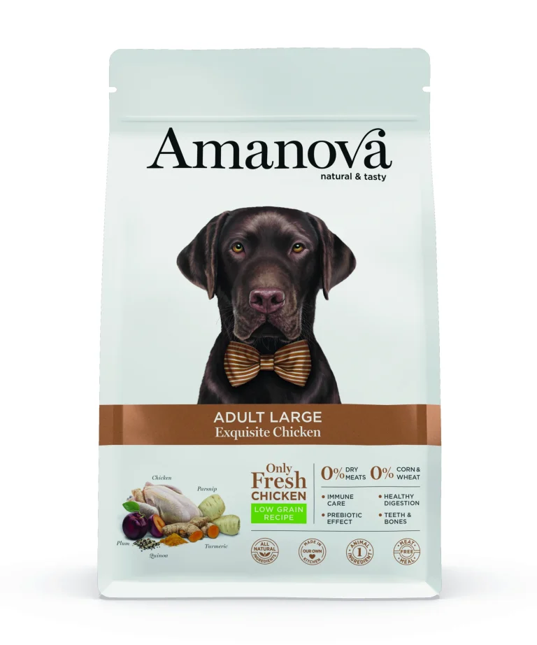 AMANOVA ADULT LARGE EXQUISITE POLLO 12 KG
