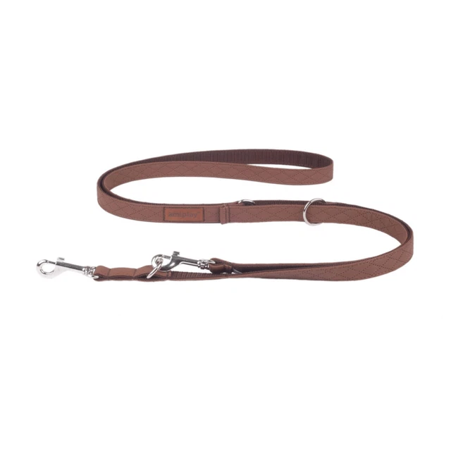 AMIPLAY GUINZAGLIO NEW YORK ECOPELLE marrone