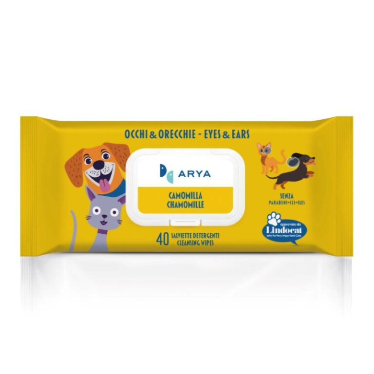 ARYA SALVIETTE DETERGENTI OCCHI E ORECCHIE CAMOMILLA 40 PZ
