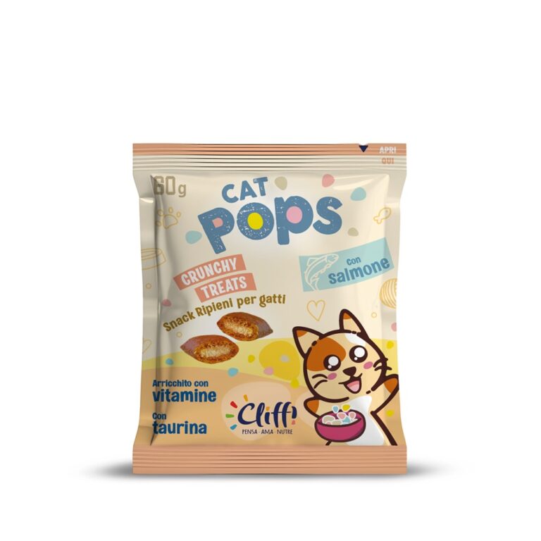 CLIFFI CAT POPS SALMONE 60 GR