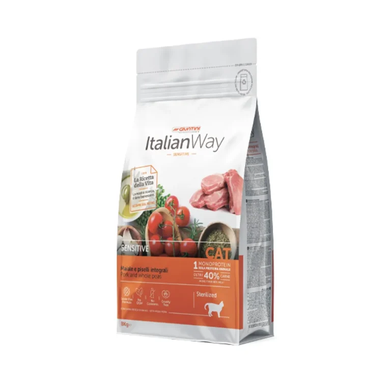 ITALIAN WAY GATTO STERILIZZATO SENSITIVE MAIALE 1,5 KG