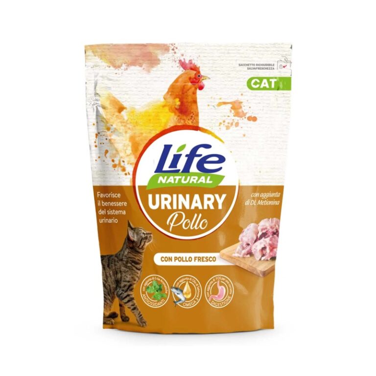 LIFE CAT SECCO URINARY POLLO 800 GR