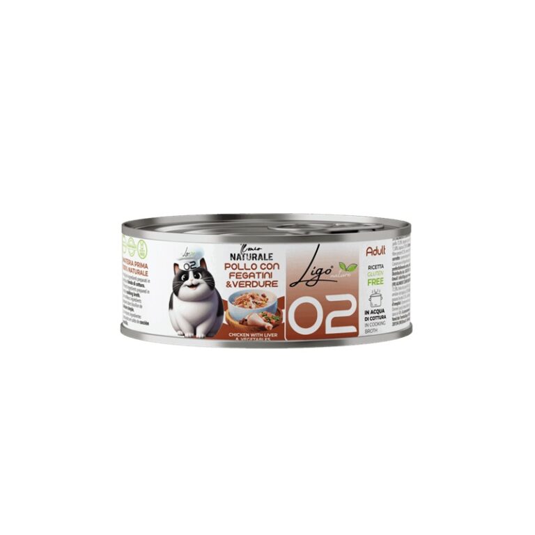 LIGO NATURALE N02 POLLO E FEGATINI DI POLLO 85 GR