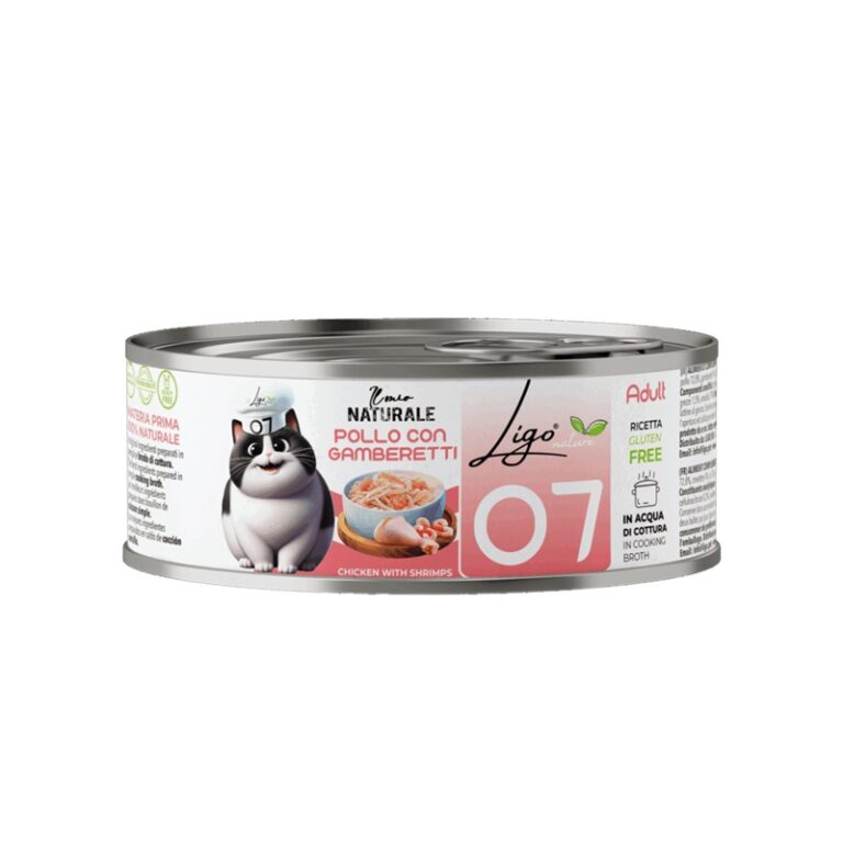 LIGO NATURALE N07 POLLO CON GAMBERETTI 85 GR