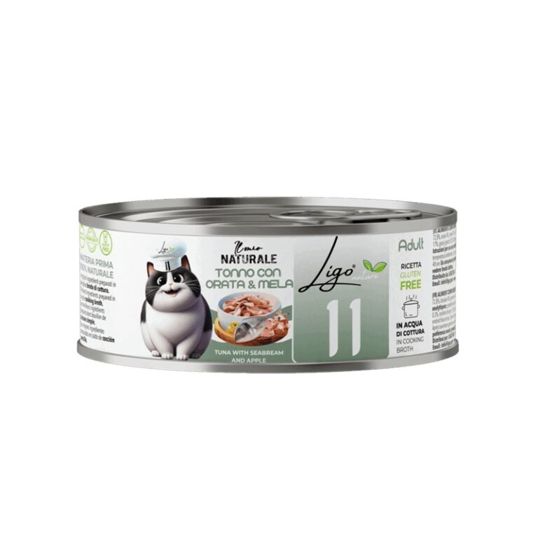 LIGO NATURALE N11 TONNO CON ORATA E MELA 85 GR