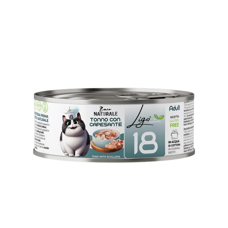LIGO NATURALE N18 TONNO CON CAPESANTE 85 GR