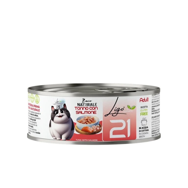 LIGO NATURALE N21 TONNO CON SALMONE 85 GR