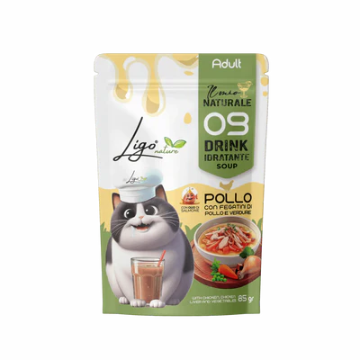 LIGO SOUP POLLO CON FEGATINI E VERDURE 85 GR