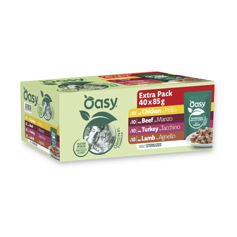 OASY GATTO ORIGINAL MULTIPACK STERILIZZATO CARNE 40 X 85 GR