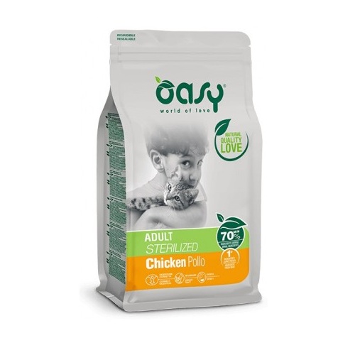 OASY GATTO ORIGINAL STERILIZED POLLO 1,5 KG