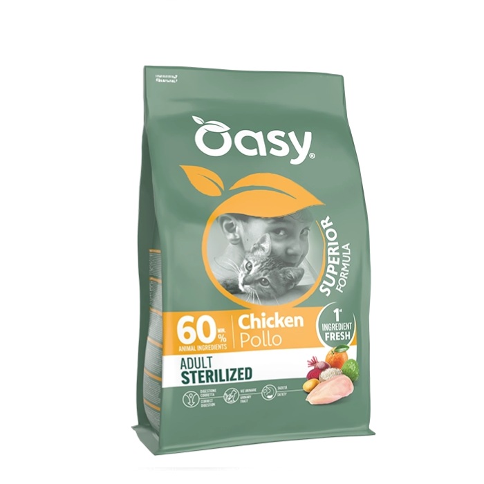 OASY GATTO STERILISED POLLO 6 KG
