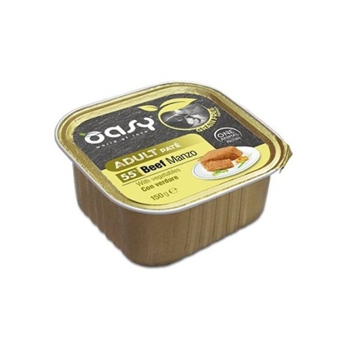 OASY GRAIN FREE PATE ADULT MANZO 150 GR