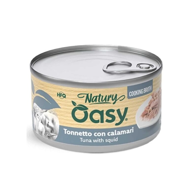 OASY NATURY BRODO COTTURA TONNETTO CON CALAMARI 85 GR