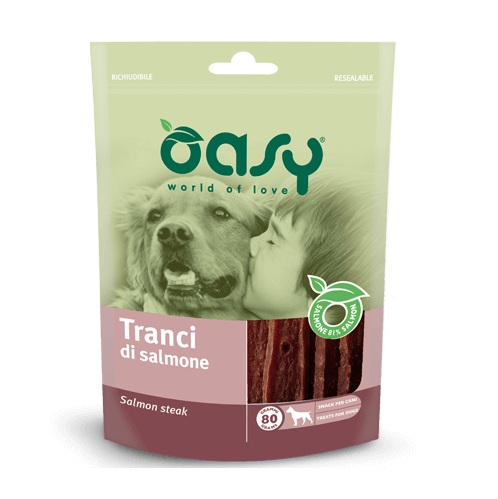 OASY SNACK TRANCI DI SALMONE 80 GR
