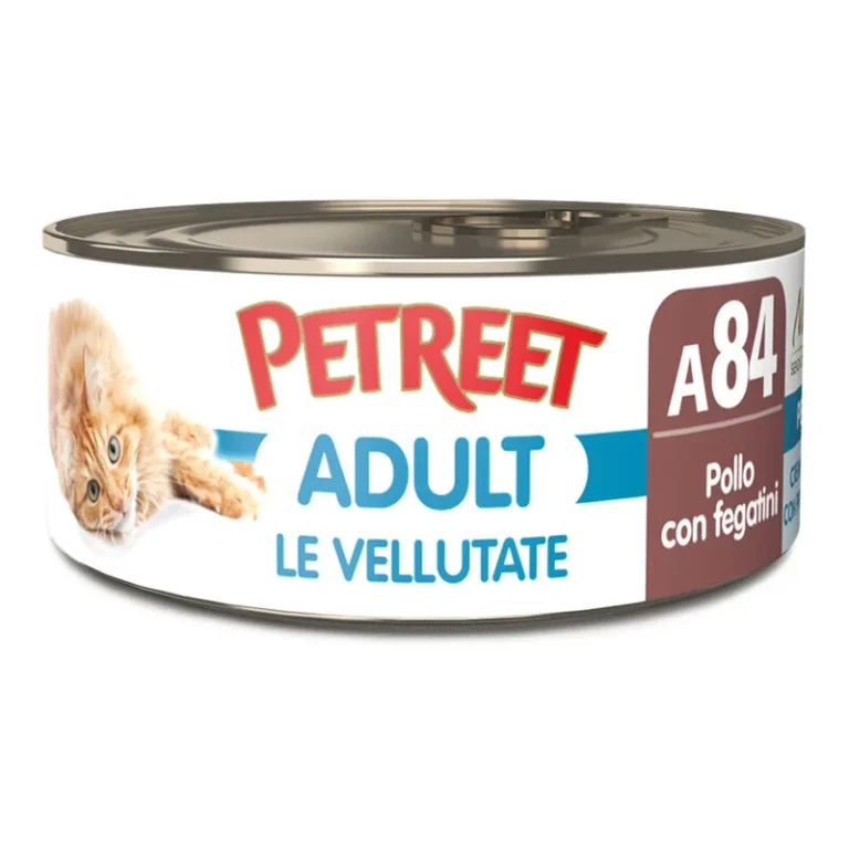 PETREET NATURA VELLUTATE POLLO CON FEGATINI 70GR