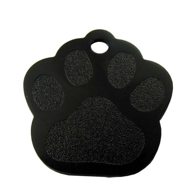 TAG4PET ZAMPA L ALLUMINIO NERO