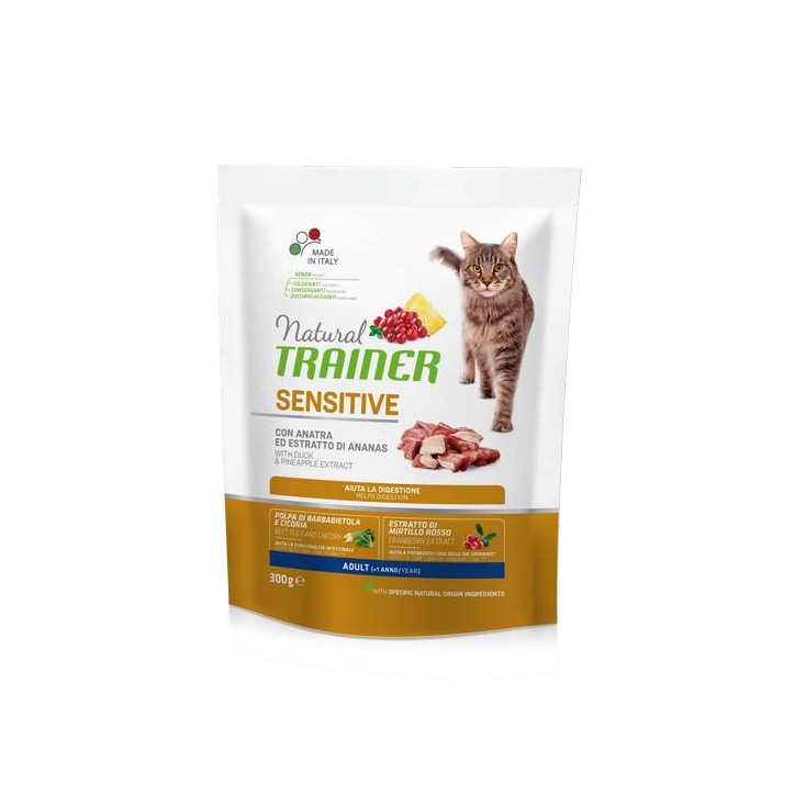TRAINER NATURAL SENSITIVE GATTO ANATRA 300 GR