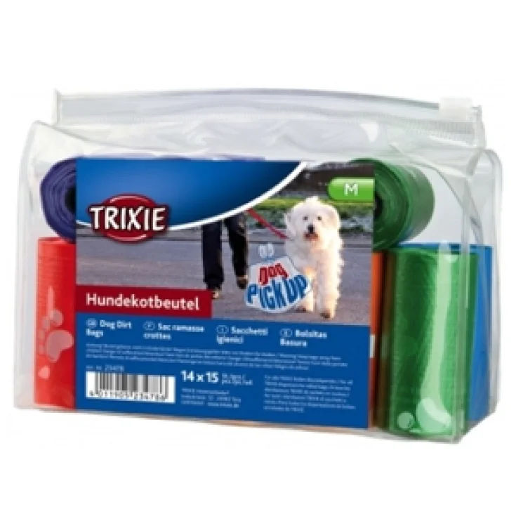 TRIXIE SACCHIETTI IGIENICI COLORATI 4X20PZ