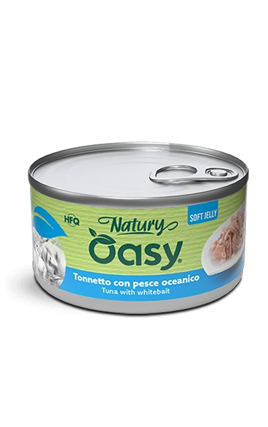 OASY NATURY GATTO SOFT JELLY TONNETTO CON PESCE OCEANICO 150 GR