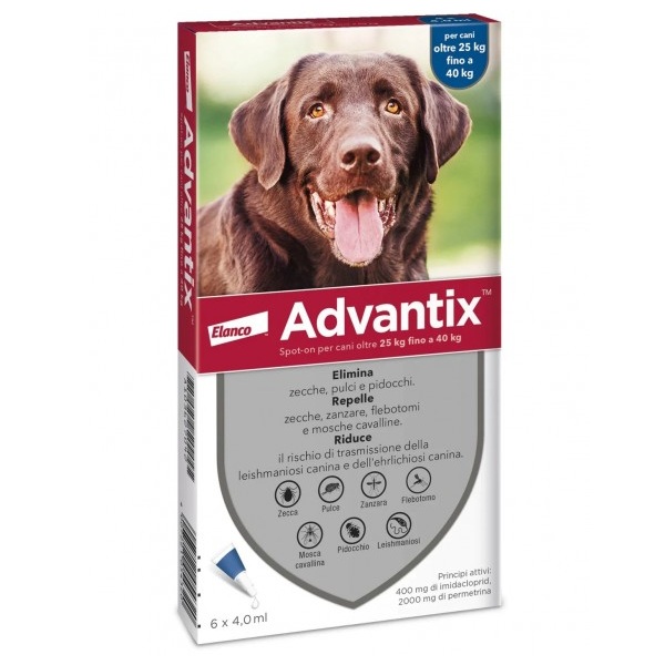 ADVANTIX PER CANI 25-40 KG 6 PIPETTE