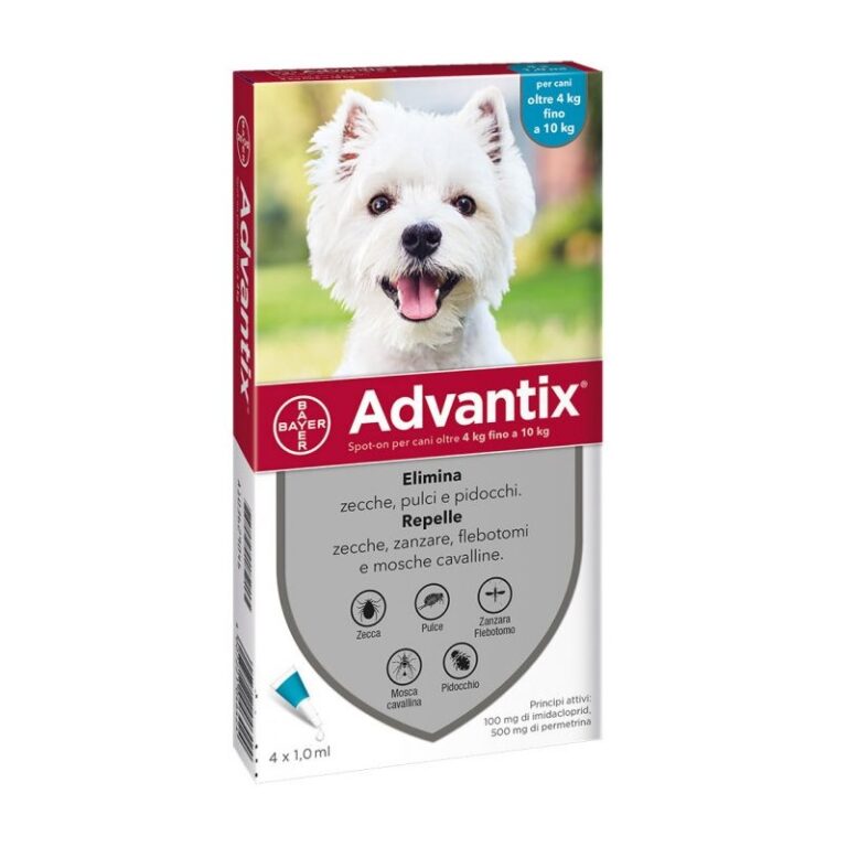 ADVANTIX PER CANI 4-10 KG 6 PIPETTE