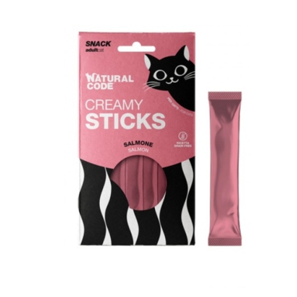 NATURAL CODE SNACK CREMOSI SALMONE