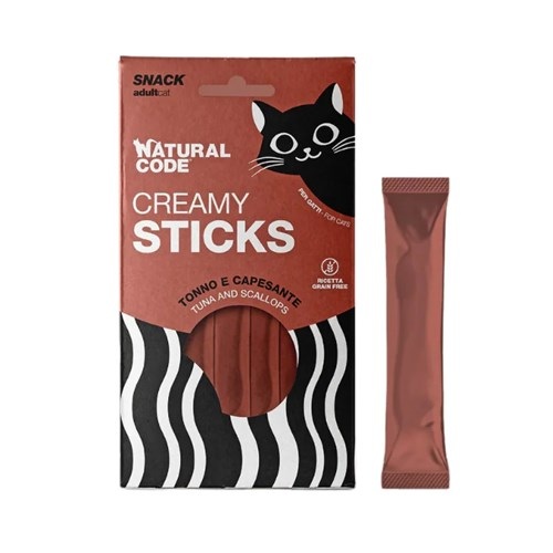 NATURAL CODE SNACK CREMOSI TONNO E CAPESANTE X4