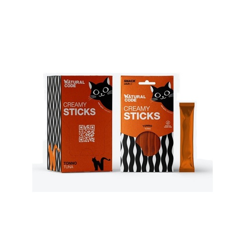 NATURAL CODE SNACK CREMOSI TONNO X4